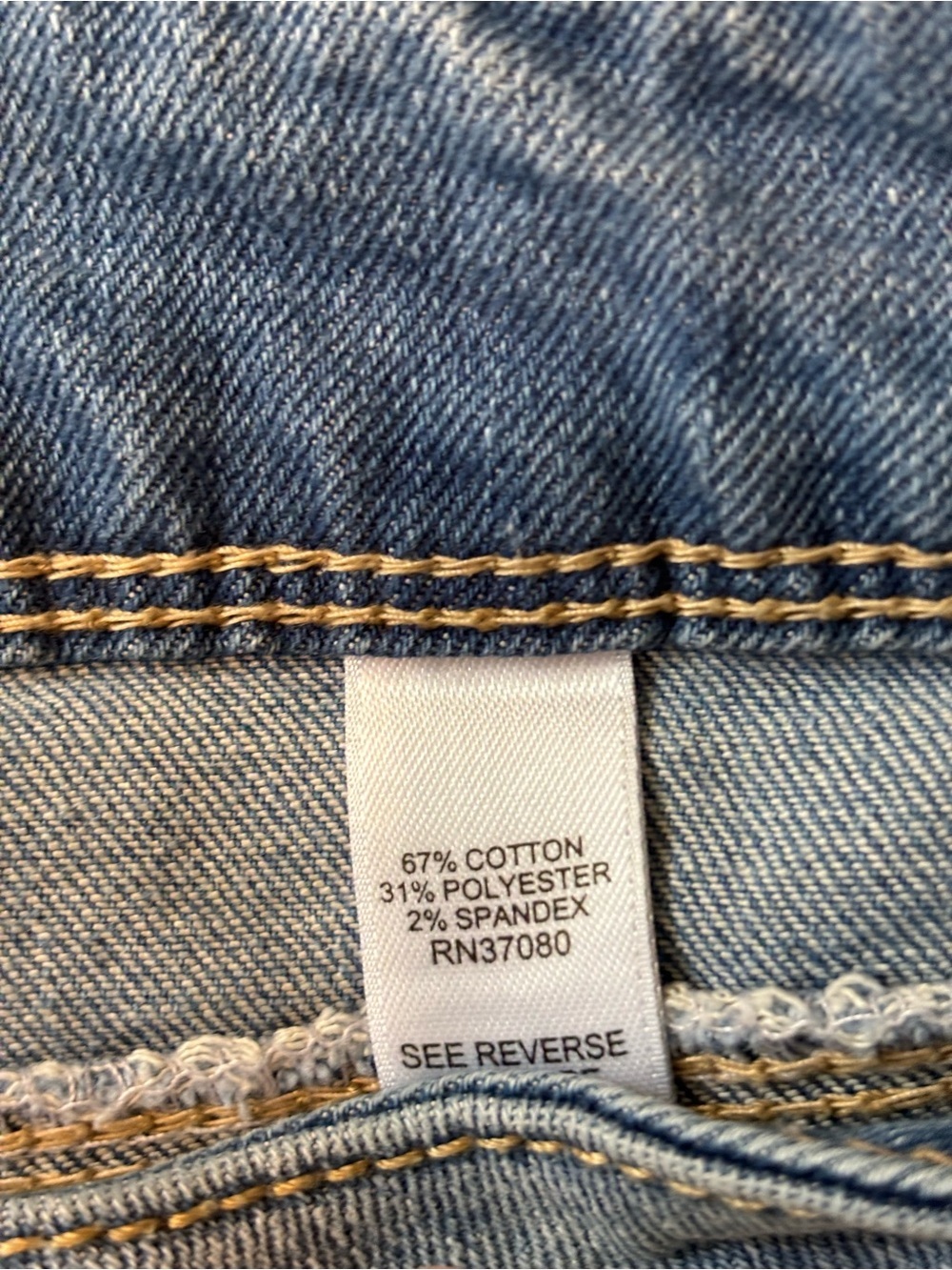 Cato Denim, C EST. 1946 Light Blue Mid-Rise Jeans, Size 12 - Picture 9 of 11